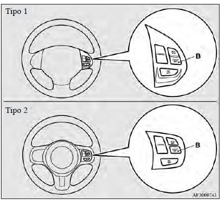 Mitsubishi Lancer. Control de crucero