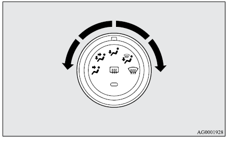 Mitsubishi Lancer. Aire acondicionado manual sin el modo de MAX A/C