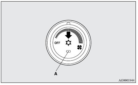 Mitsubishi Lancer. Aire acondicionado manual sin el modo de MAX A/C