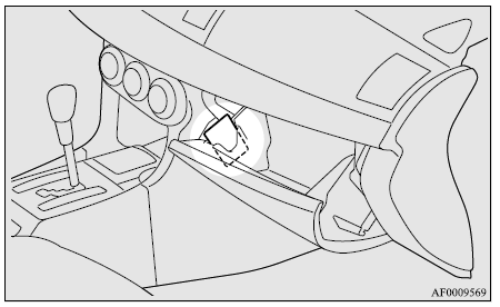 Mitsubishi Lancer. Espacios de almacenamiento