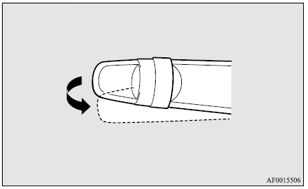 Mitsubishi Lancer. Interruptor de faros y cambio de luces