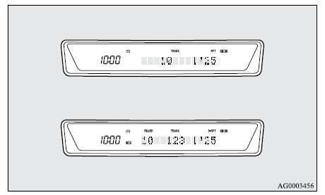 Mitsubishi Lancer. Radio AM/FM de sintonía electrónica y reproductor de CD (compatible con RBDS o MP3)