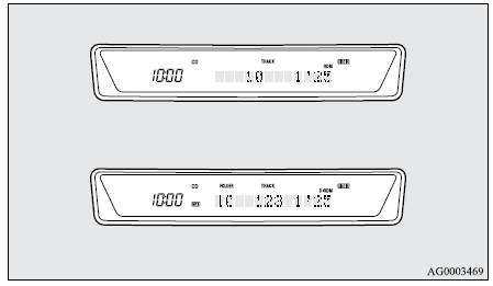 Mitsubishi Lancer. Radio AM/FM de sintonía electrónica y reproductor de CD (compatible con RBDS o MP3)