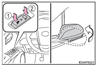 Toyota Prius. Ajuste del volante y de los espejos