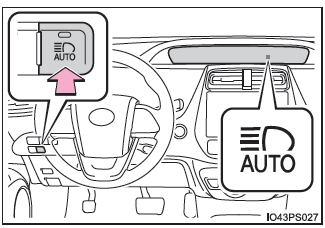 Toyota Prius. Funcionamiento de las luces y los limpiaparabrisas