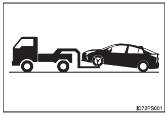 Toyota Prius. Pasos que deben realizarse en caso de emergencia