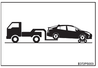 Toyota Prius. Pasos que deben realizarse en caso de emergencia