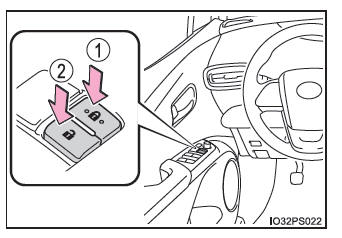 Toyota Prius. Apertura, cierre y bloqueo de las puertas