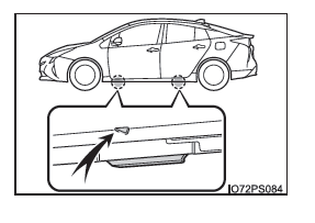 Toyota Prius. Pasos que deben realizarse en caso de emergencia