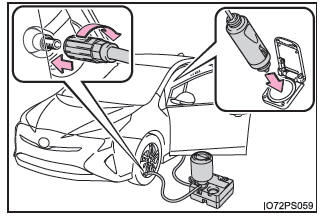 Toyota Prius. Pasos que deben realizarse en caso de emergencia