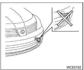 Nissan Tiida. Arrastre del vehículo