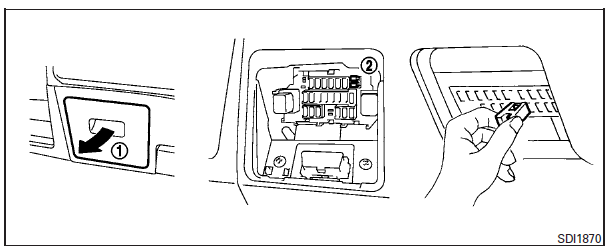 Nissan Tiida. Fusibles