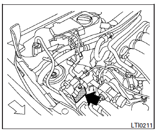 Nissan Tiida. Identificación del vehículo