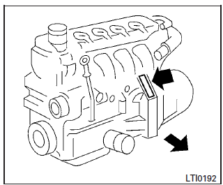 Nissan Tiida. Identificación del vehículo