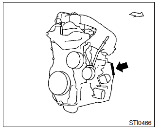 Nissan Tiida. Identificación del vehículo