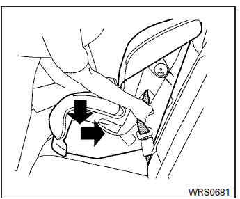 Nissan Tiida. Sistemas de sujeción para niños 