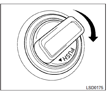 Nissan Tiida. Interruptor de encendido