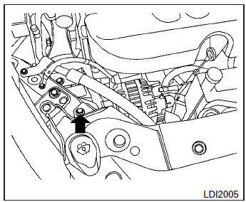 Nissan Tiida. Líquido lavaparabrisas