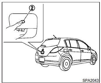 Nissan Tiida. NISSAN Intelligent Key (excepto Argentina)