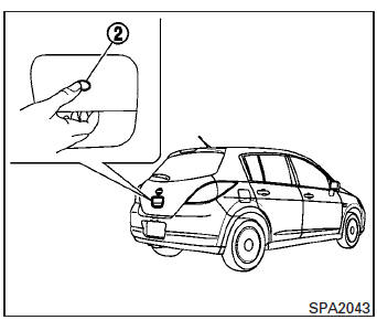 Nissan Tiida. NISSAN Intelligent Key (excepto Argentina)