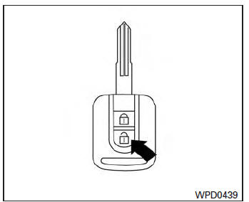 Nissan Tiida. Sistema de entrada sin llave a control remoto