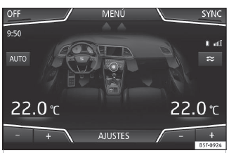 Seat Leon. Calefacción, ventilación y refrigeración