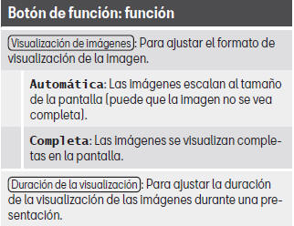 Seat Leon. Ajustes de las imágenes