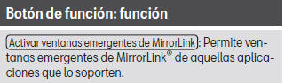 Seat Leon. Ajustes de MirrorLink