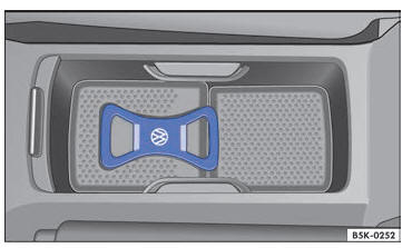 VW Scirocco. Compartimentos portaobjetos 